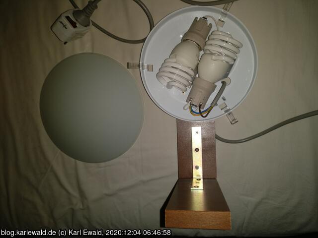 Lichtdusche im Eigenbau
